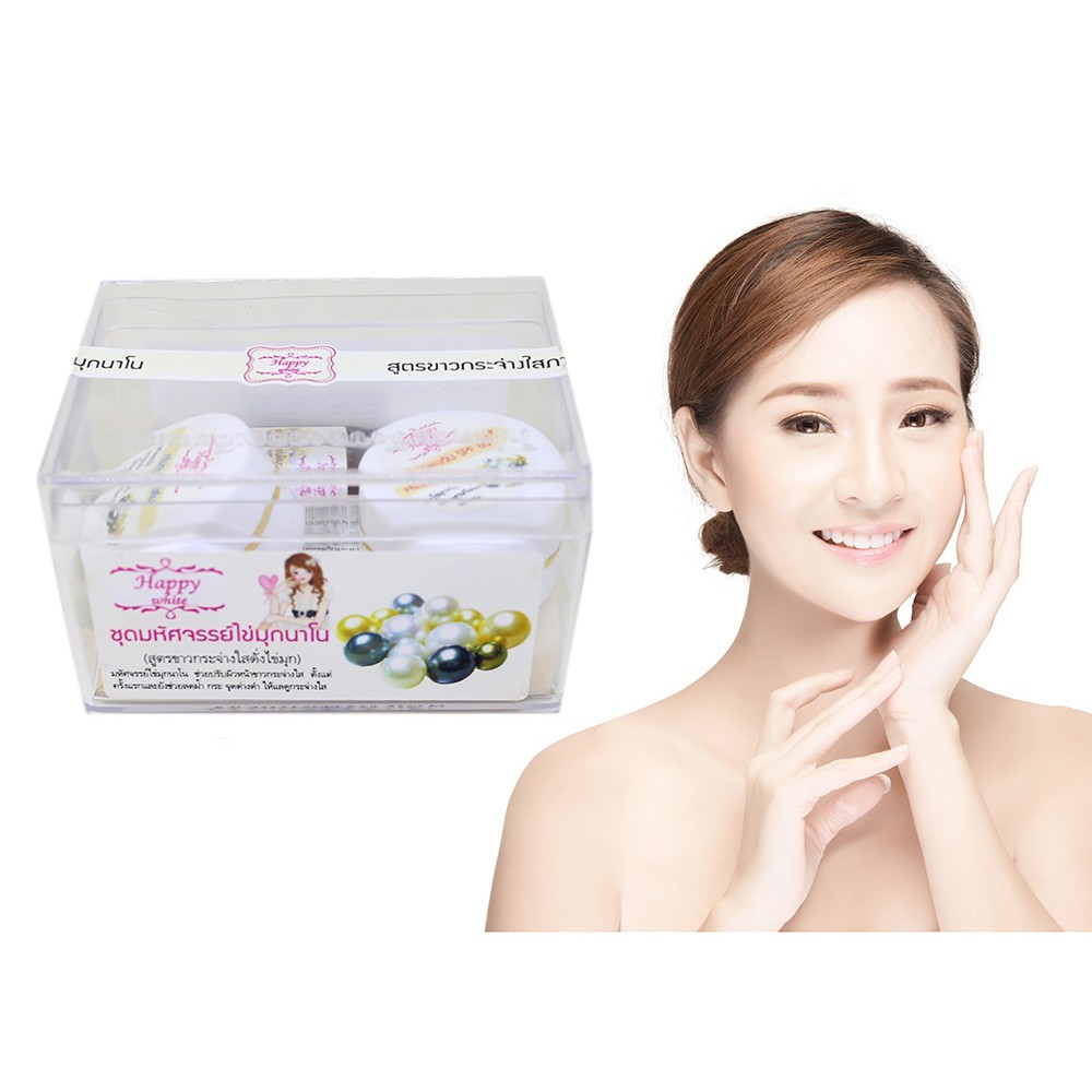 Bộ Trắng Kem Happy White Ngọc Trai Yanhee Thái Lan