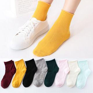 Tất, vớ nữ cổ cao trơn nhiều màu cho bạn lựa chọn