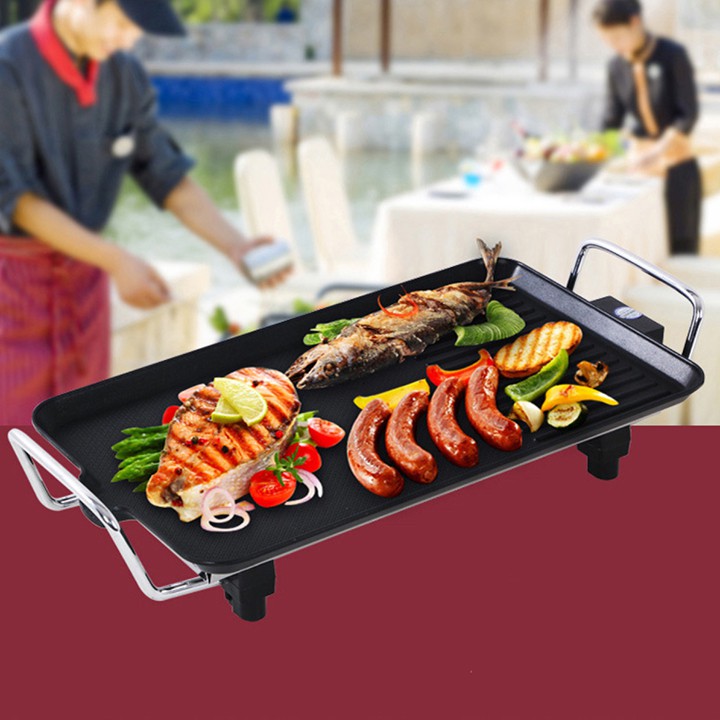 Bếp nướng BBQ điện 40*23cm ( núm xoay điều chỉnh nhiệt độ )