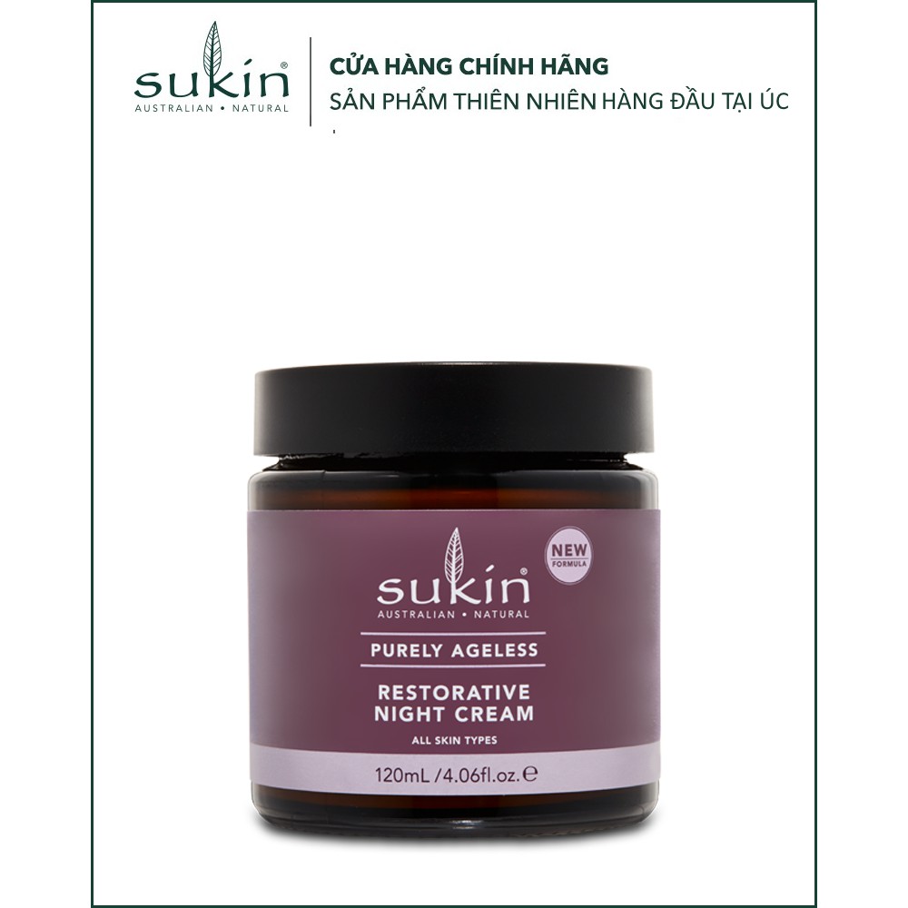 Kem Dưỡng Đêm Chống Lão Hóa Sukin Purely Ageless Restorative Night Cream 120ml