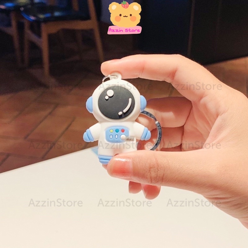 Móc Khoá Phi Hành Gia Xanh Hồng Dễ Thương - Azzin Store