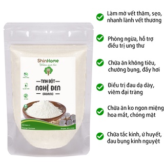 Tinh bột nghệ đen 200g organic nguyên chất ShinHome