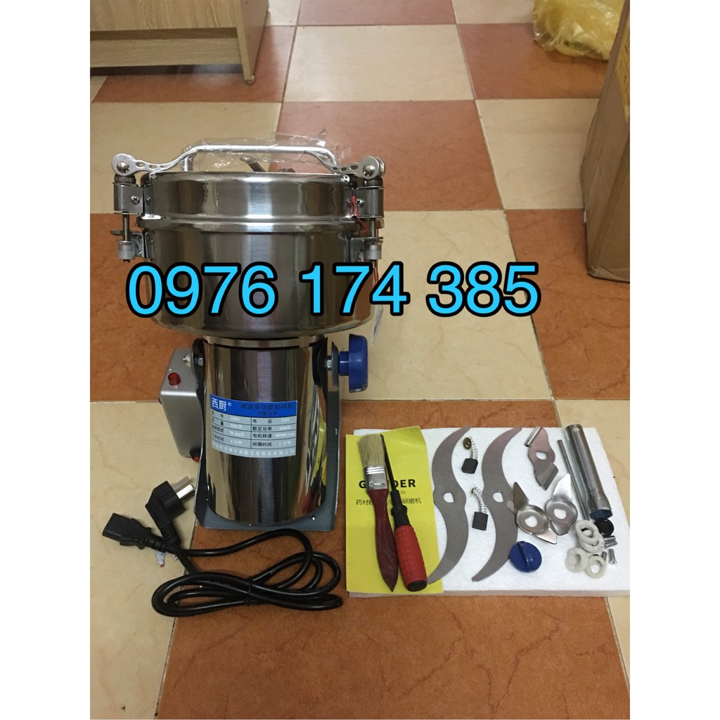 Máy xay nghiền bột gỗ trầm hương siêu mịn 2.5kg