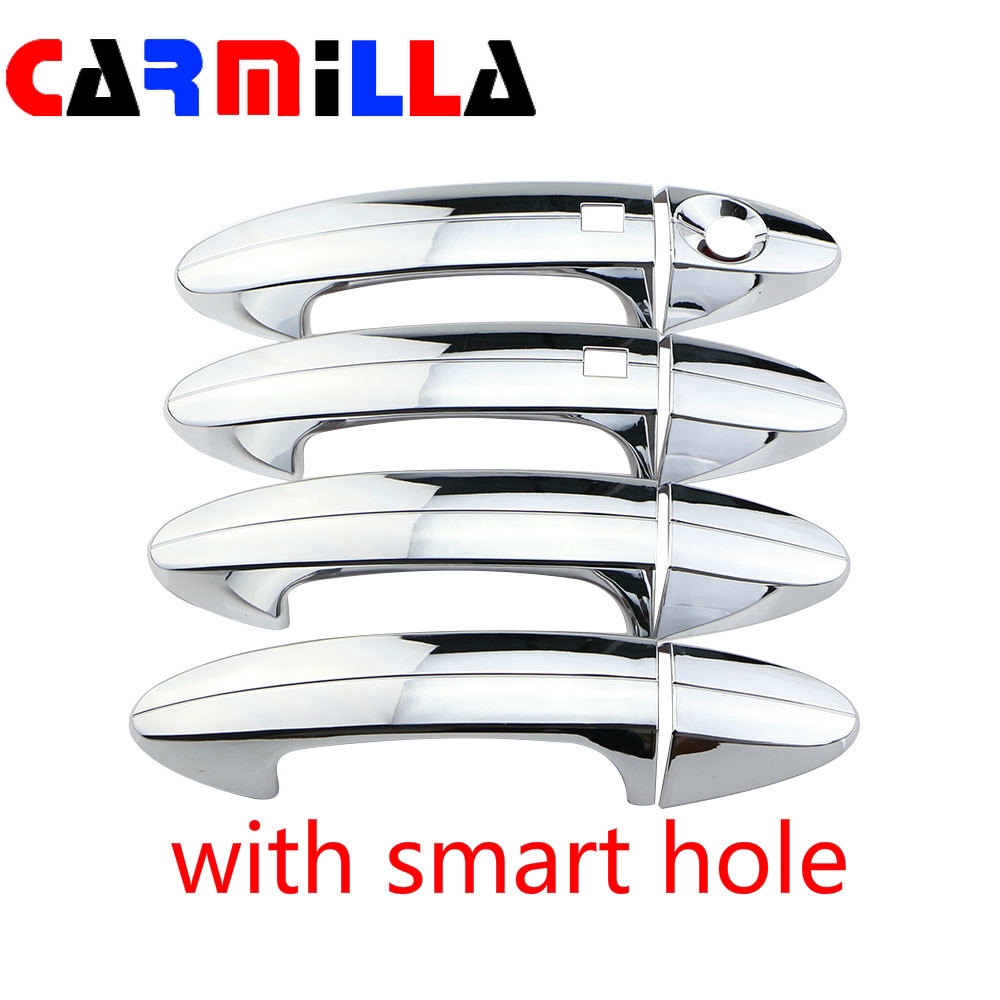 Miếng Dán Bảo Vệ Tay Nắm Cửa Xe Hơi Mạ Crom Cho ford New Fiesta MK7 Ecosport