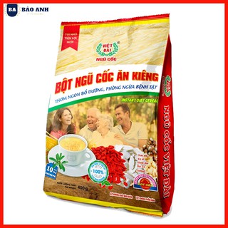 Bột Ngũ cốc Ăn Kiêng Việt Đài 600g 15 gói x 40g Loại Ngon - BẢO ANH