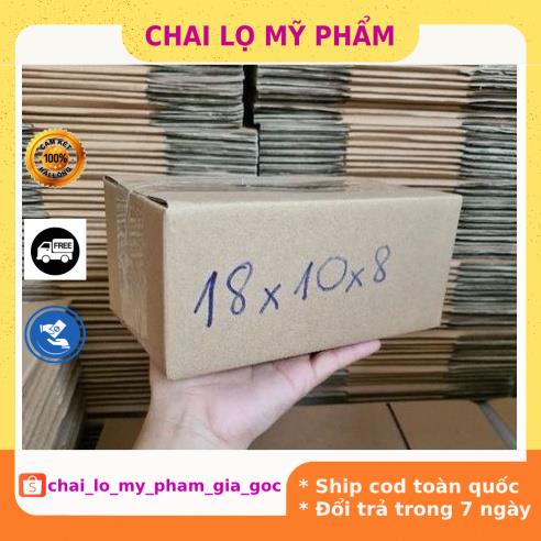 [GIÁ TỐT NHẤT] [18x10x8] Thùng Hộp Carton Đóng Gói Hàng , phụ kiện du lịch