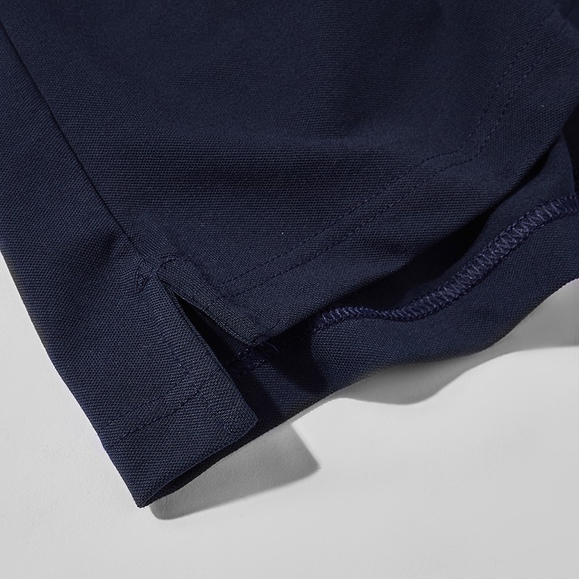 Áo thun polo nam HUSSIO kargo navy tay ngắn trẻ trung | BigBuy360 - bigbuy360.vn