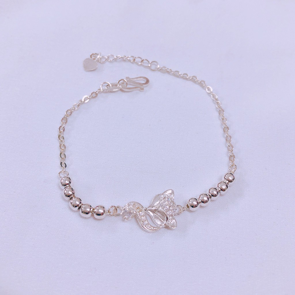 Lắc tay bạc thật hồ ly may mắn tình duyên chất liệu bạc ta sáng đẹp/ JQN gian hàng uy tín, chất lượng