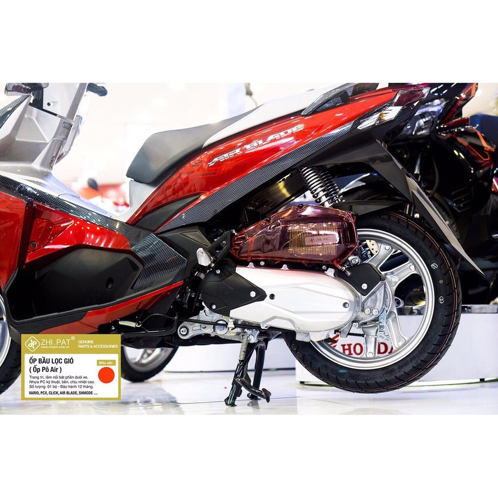 ỐP PÔ E TRONG SUỐT CHÍNH HÃNG ZHIPAT CHO XE VARIO, CLICK, SH MODE, PCX 2017, AB 2016-2022