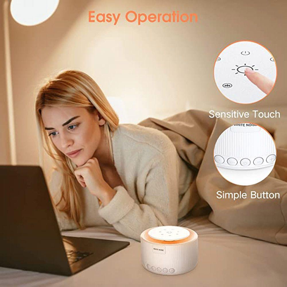 Tiếng Ồn Trắng EUTUS EUTUS|Máy Sơ Cứu Hỗ Trợ Giấc Ngủ USB Có Thể Sạc Lại 30 Tiếng