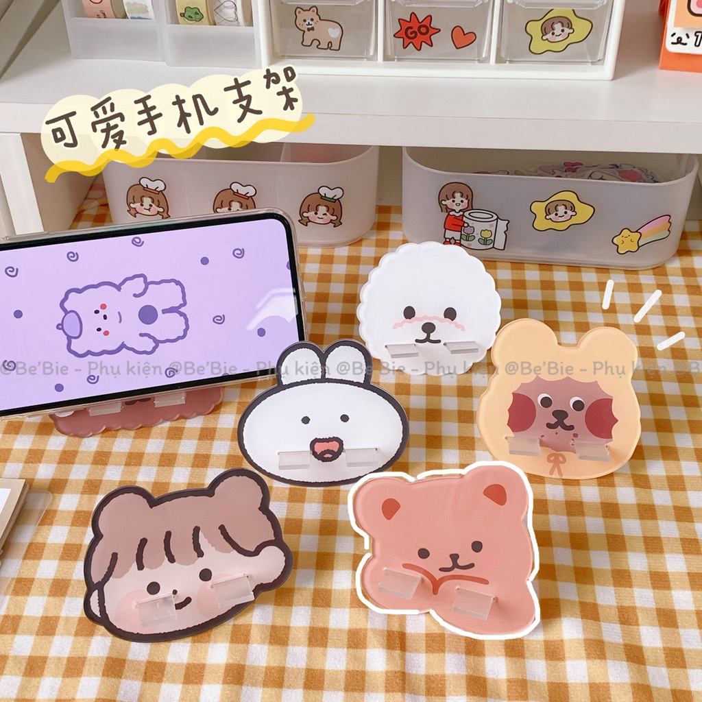 Giá đỡ điện thoại nhựa hình cute BeBie - BP370