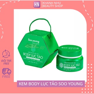 Kem Body Lục Tảo Soo Young-Giúp da trắng sáng- Làm mờ các vết thâm, rạn da, sạm nám