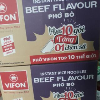 Phở bò ViFon thùng 30 gói x 65g