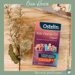 D3 Ostelin Liquid 20ml Úc cho bé từ 6 tháng ❤️Hàng chính hãng, freeship❤️ hỗ trợ phát triển chiều cao cho bé, vitamin d3