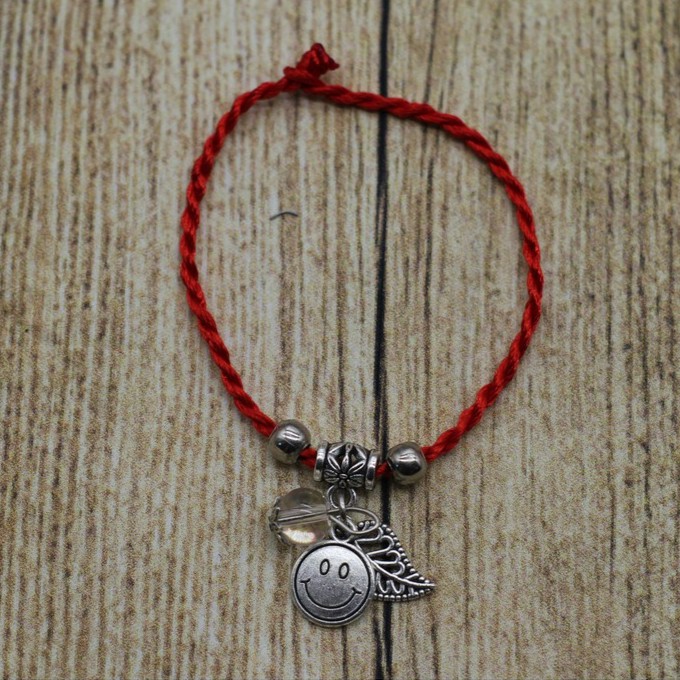 VT146 Vòng tay sợi đá 5 cái/lốc