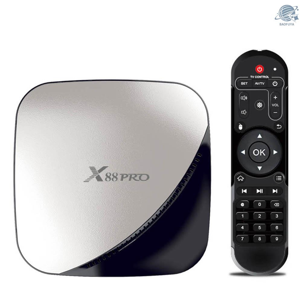 Tv Box X88 Pro Android 9.0 Rk3318 Lõi Tứ 64 Bit Uhd 4k Vp9 H.265 2gb / 16gb 2.4g / 5g Wifi Hd