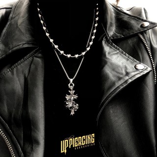 Vòng cổ Chrome đầu lâu ( Ảnh thật)