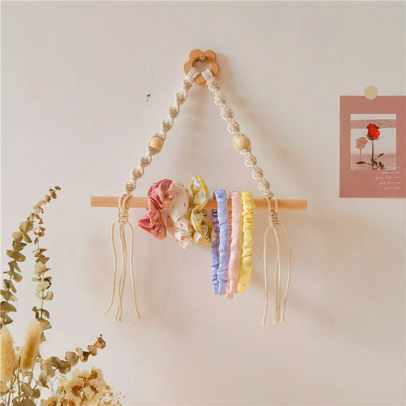 Móc treo băng đô dây buộc tóc scrunchies THINGS kệ móc dây để phụ kiện kẹp bờm cài tóc cho bé gái phong cách hàn quốc
