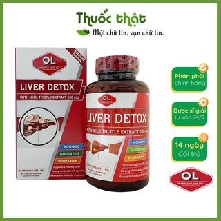 Viên Uống Bổ Gan Liver Detox Hỗ Trợ Gải Độc Gan,Làm Mát Gan, Hạ Men Han, Tăng Cường Chức Năng Gan Lọ 60 Viên