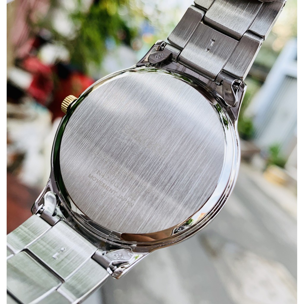 Đồng hồ nam Seiko SGEH82P1 - Máy Quartz Pin - Kính Hardlex Crystal cứng