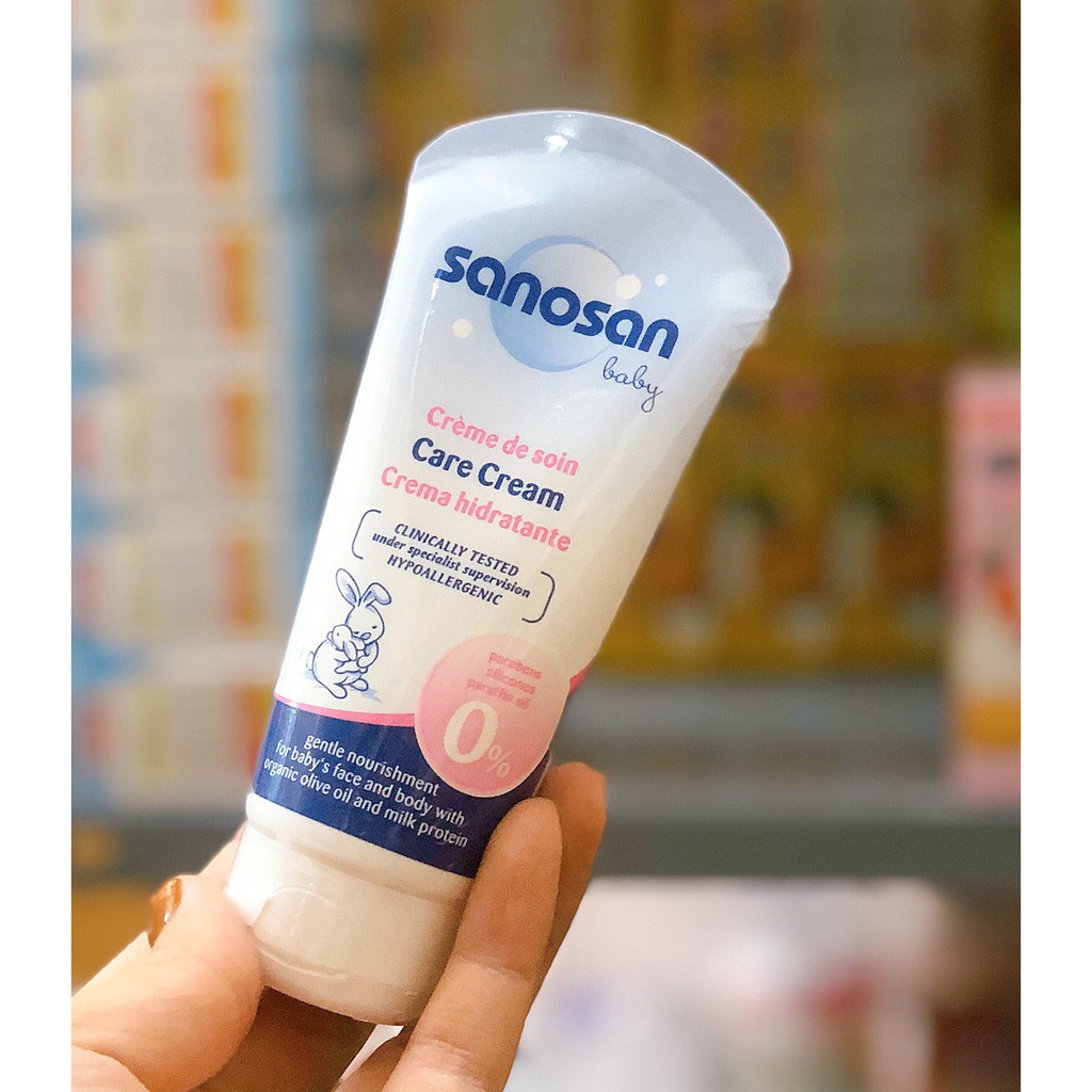 Kem dưỡng ẩm Sanosan chiết xuất olive hữu cơ dung tích 75ml