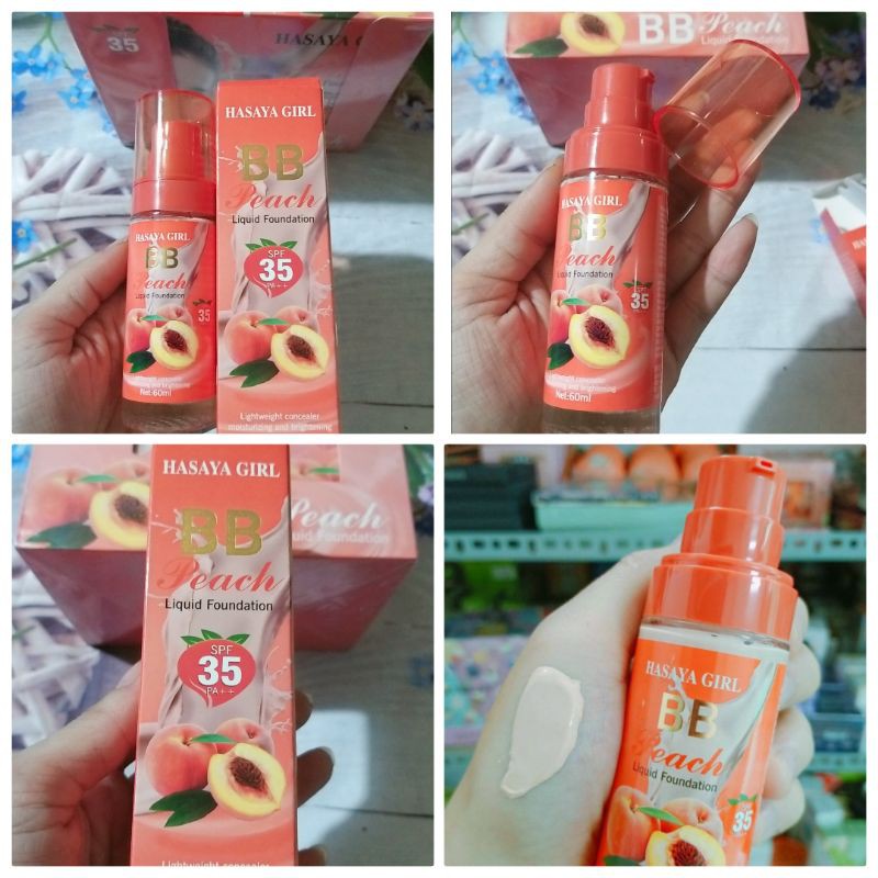 ( Chính hãng) Kem nền đào che khuyết điểm hasaya girl 60ml