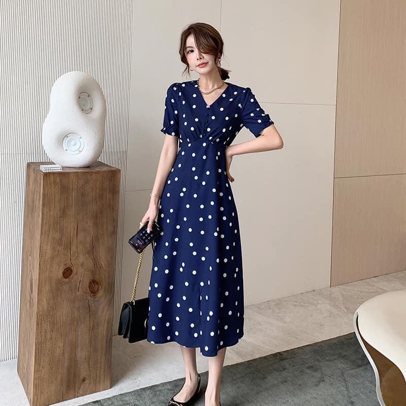 DM10615 - Đầm xòe nữ hè ngắn tay big size hàng nhập- giá 540k