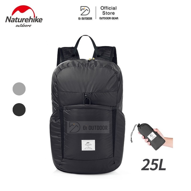 Balo du lịch xếp gọn siêu nhẹ Naturehike 25L