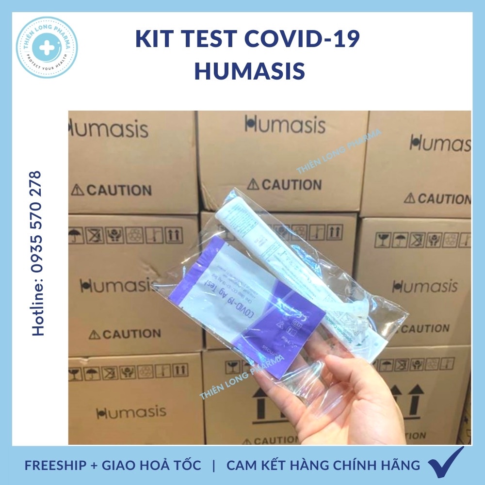 Kit test nhanh Covid-19 Humasis, que test nhanh kháng nguyên chính hãng Hàn Quốc được BỘ Y TẾ cấp phép
