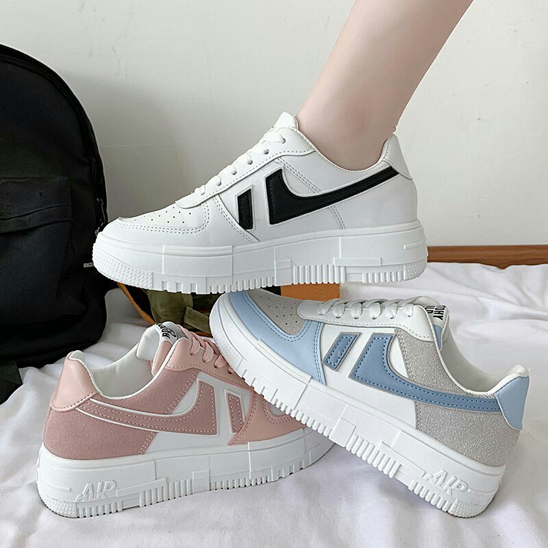 FREESHIP  Giày thể thao sneaker nữ THOÁNG KHÍ đế chữ  AR cá tính hottrend