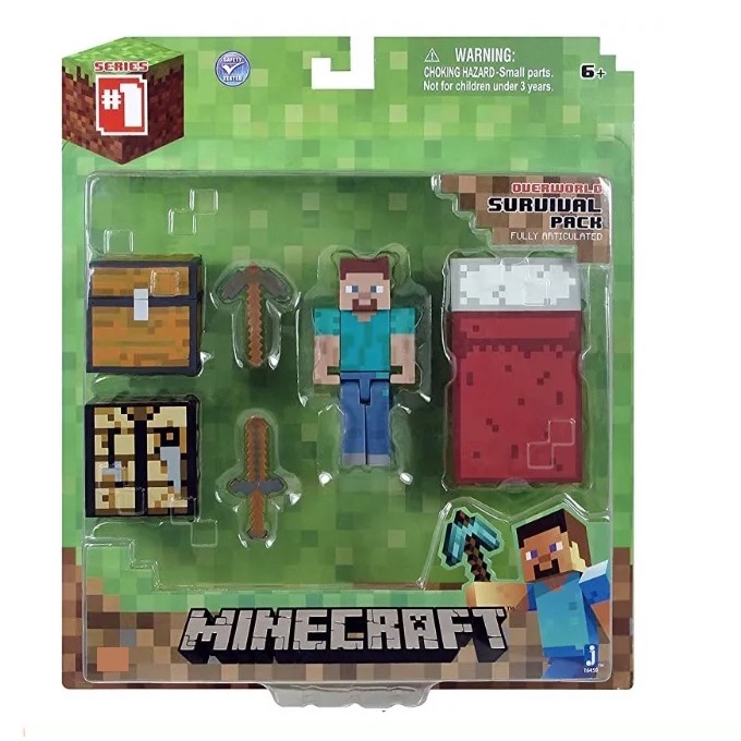 Mô hình minecraft tặng nhân vật Minecraft mini figure