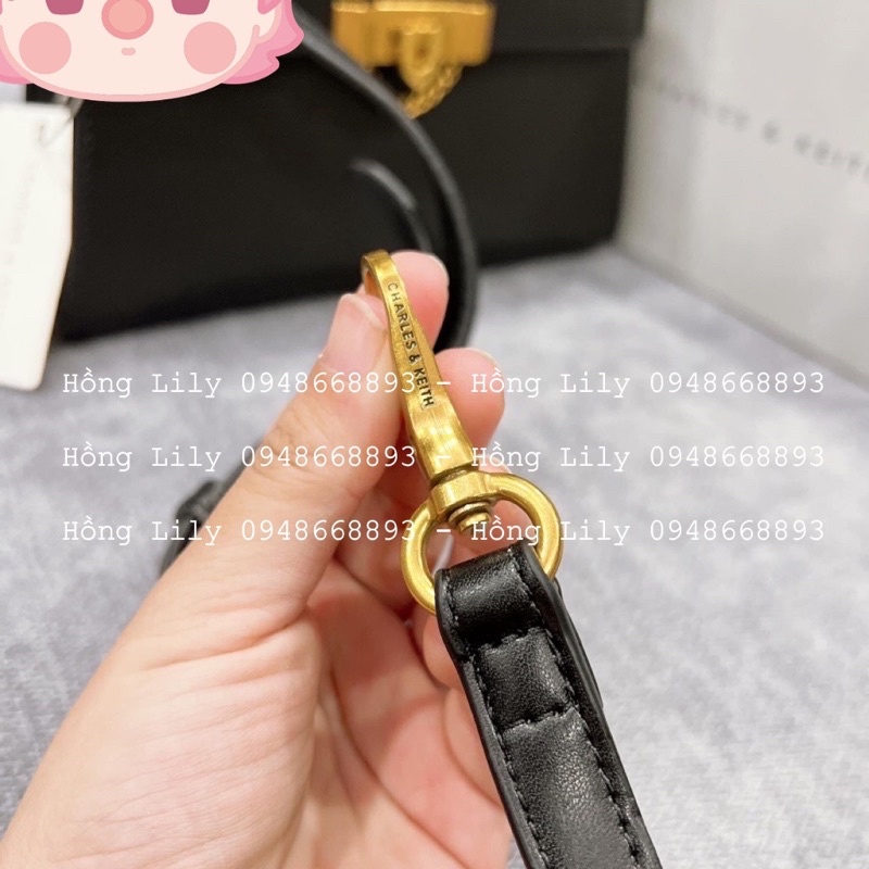 Túi Cnk quai tết da mềm hàng L1T395