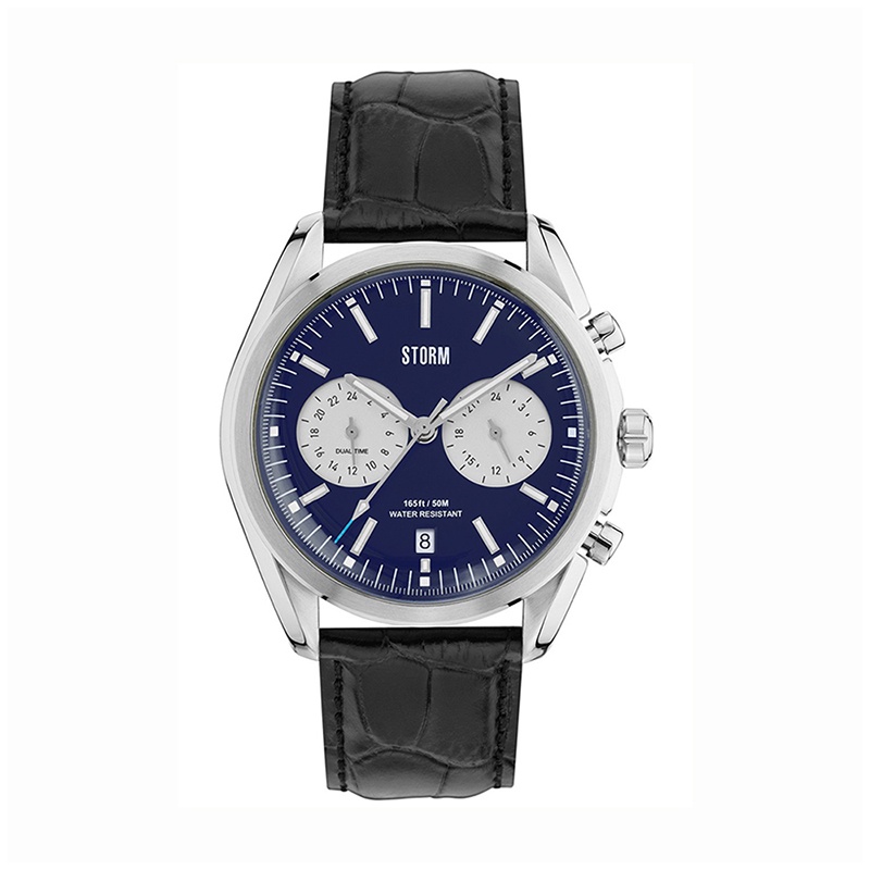 Đồng hồ đeo tay nam hiệu Storm TREXON LEATHER BLUE.