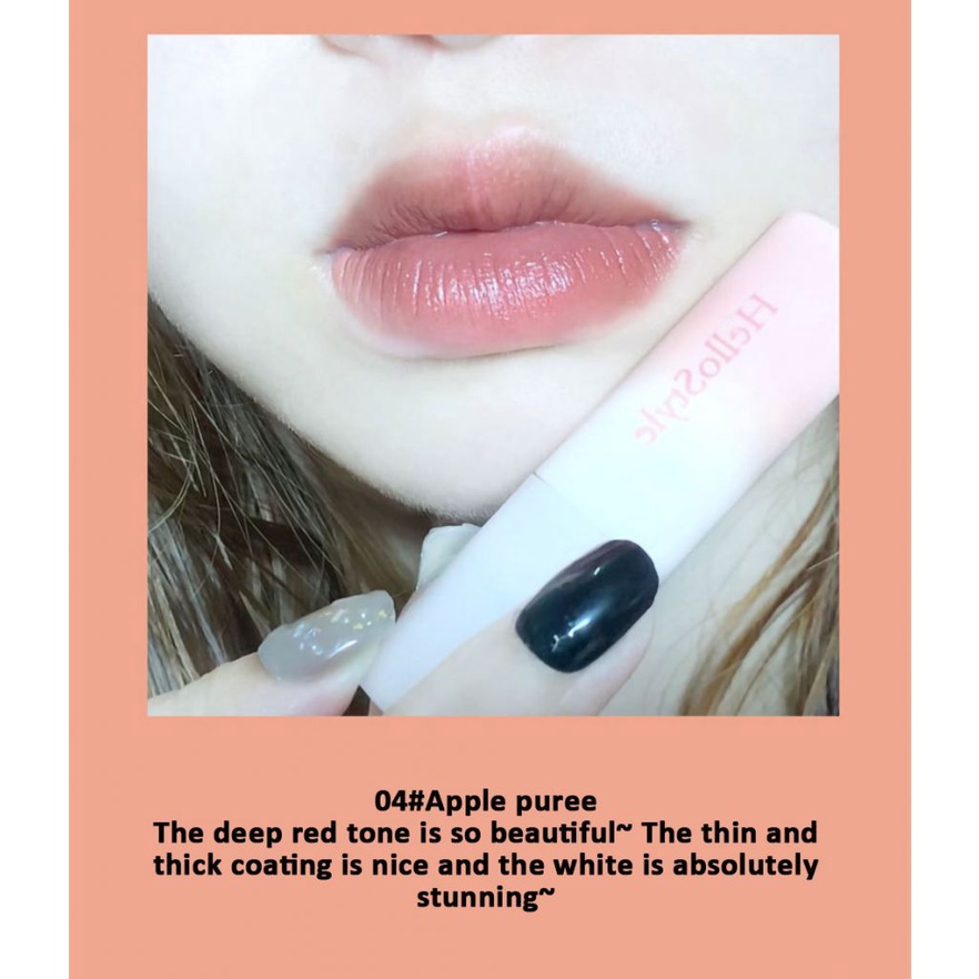 Trong kho Thiên Thần Cô Gái Hồng Son Bóng Son Môi Matte Red Tint Cho Đôi Môi Trang Điểm Lâu Dài Nước Gương Lip Men Son Môi Không Thấm Nước kit Mỹ Phẩm 3pcs (MỘT hộp) DCM