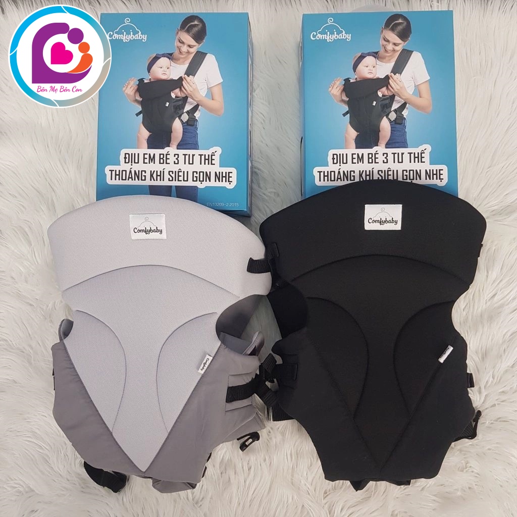 Địu ngồi cho bé 3 tư thế thoáng khí Comfy-Baby