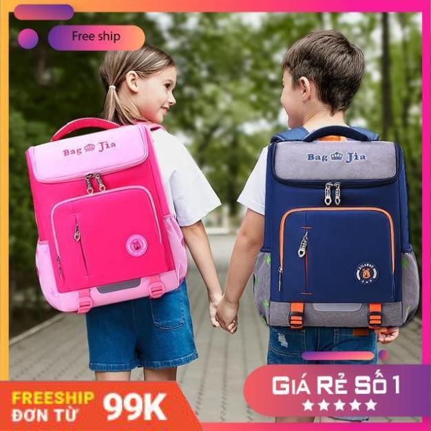 Balo học sinh cao cấp Bag JiA siêu nhẹ , phản quang , chống mưa - Bảo hành 3 tháng lỗi 1 đổi 1