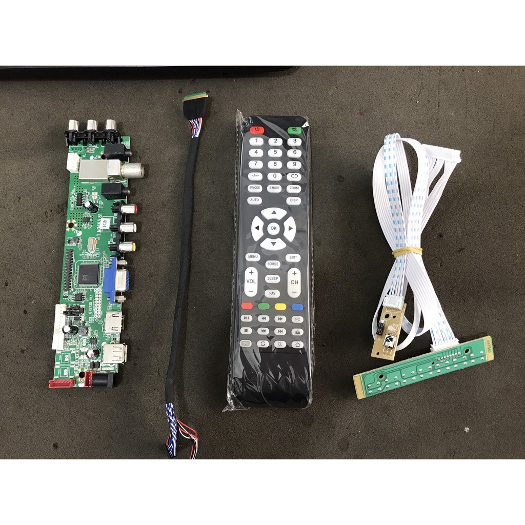 Combo bo Tivi DVB-T2 cho màn hình laptop 40p 1366x768
