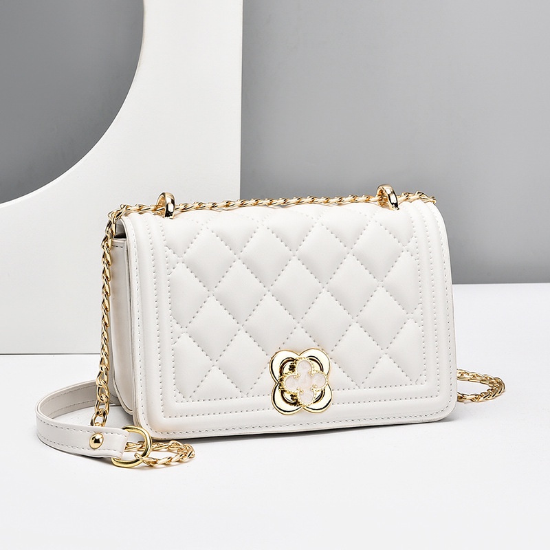 Túi Xách Đeo Vai Đính Đá Phối Dây Xích Thời Trang Nữ Đơn Giản