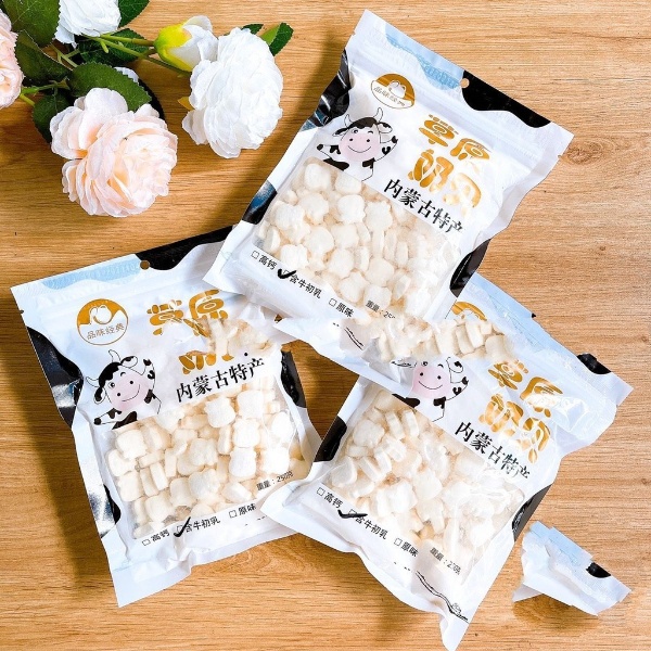 Kẹo sữa bò mông cổ 1 gói 250g có 100-110 viên đồ ăn Vặt Sài Gòn vừa ngon vừa rẻ | Dacheng Food