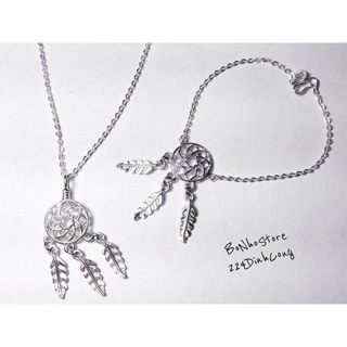 Set dây chuyền + lắc tay Dreamcatcher