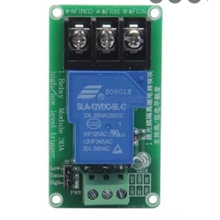 Module relay 1 kênh 12v 30A , mạch điện relay 30A