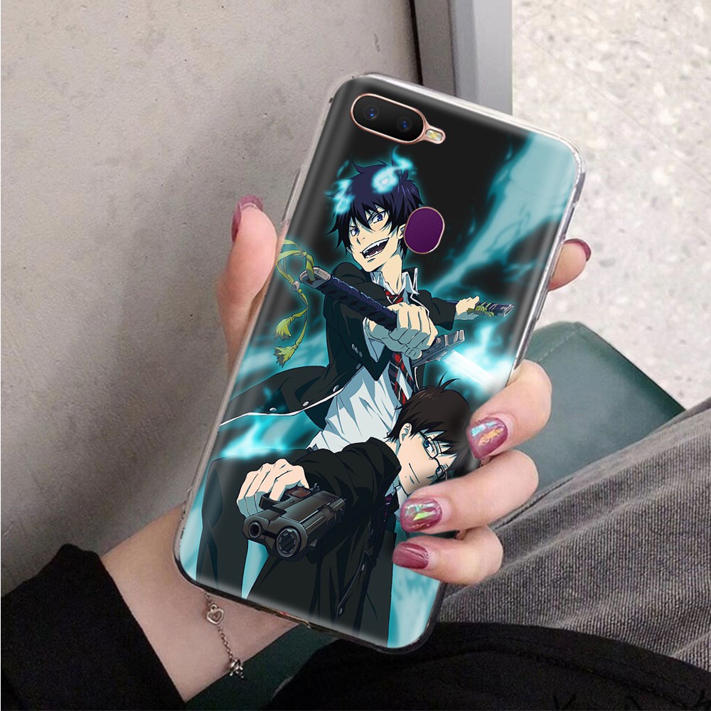 for Samsung Galaxy J8 J7 Pro J6 Prime Plus Duo 2018 Casing Va109 Blue Exorcist Soft Transparent Case