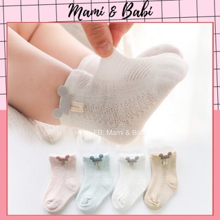 Tất Lưới Tai Gấu Cho Bé