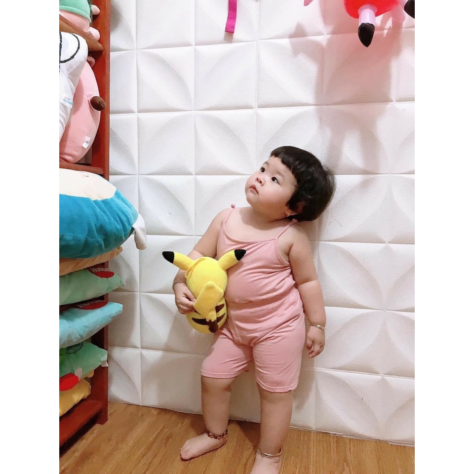 Đồ bộ MINKY MOM cho bé gái hai dây thun lạnh trơn xinh xắn, bộ quần áo mặc nhà monky mom cho bé 1 2 3 4 5 tuổi BS013