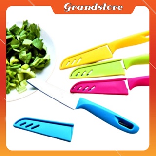 Dao cắt gọt trái cây, rau củ, hoa quả, làm bếp đa năng có nắp đậy, dao mini đi phượt du lịch, đi rừng có vỏ bọc bao đựng