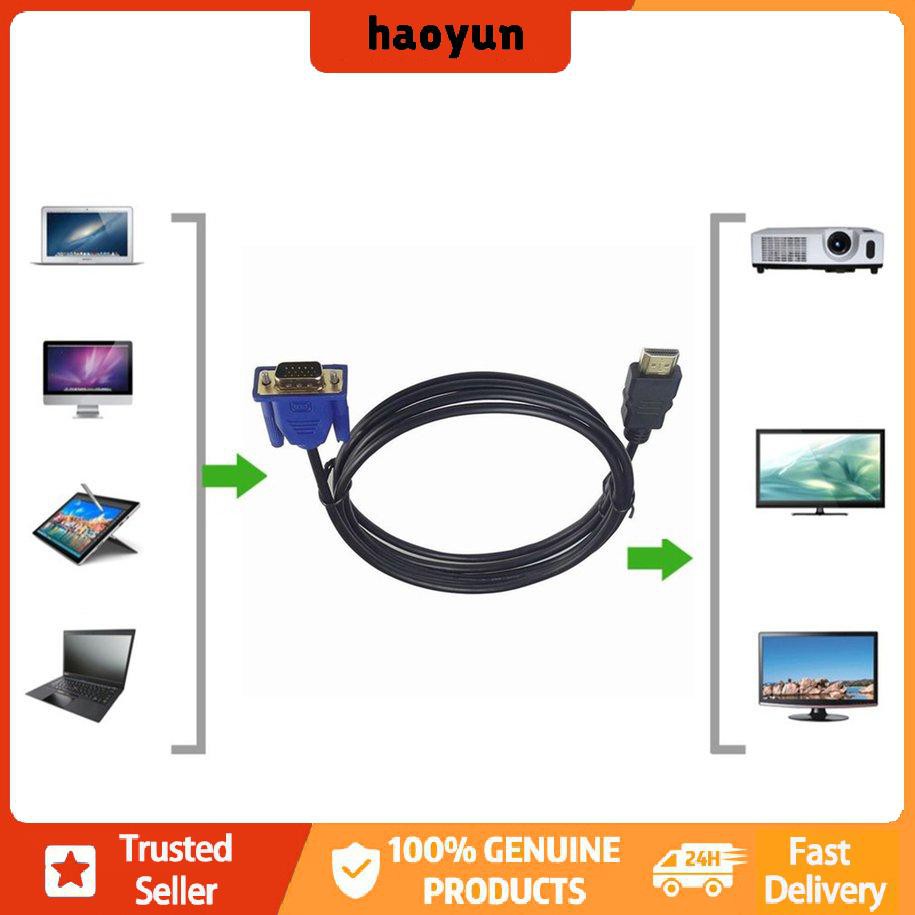 Dây Cáp Hdmi-compatible Sang Vga 1m Kèm Móc Xỏ Ngón Nam Châm Tiện Dụng