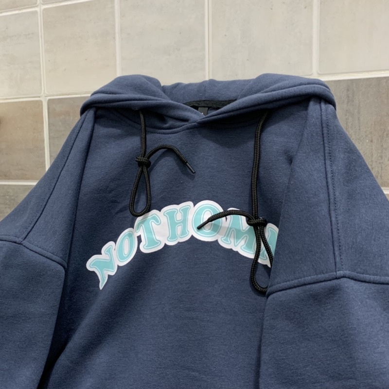 Áo Hoodie Nỉ lót bông form rộng NOTHOMME unisex (nam nữ mặc được) | BigBuy360 - bigbuy360.vn