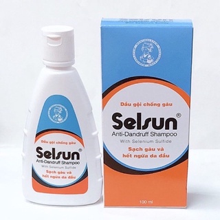 Dầu gội và dầu xả chống gàu Selsun chai 100ml