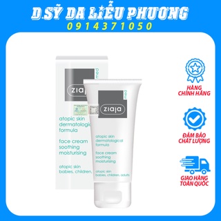 Kem Dưỡng Ziaja Med 5% Ure Dịu Nhẹ Dưỡng Ẩm 50ml, Atopic Skin Dermatological Formula Atopy Urê