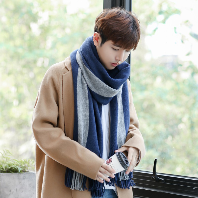 Khăn Chất Len Dạ Cashmere Pha Màu Style Hàn Quốc Dành Cho Cả Nam Và Nữ-Sale giá cực sốc- BBGGwelike